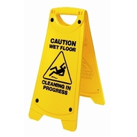 Oates CIP & Caution Wet Floor PVC Sign